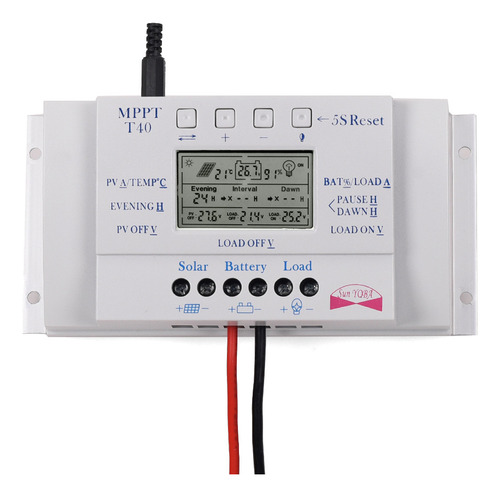 Controlador De Carga Solar Mppt T40 Auto Mppt+pwm 40a 500w