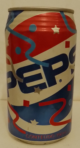 Lata Vacía Gaseosa Antigua Pepsi Serpentinas