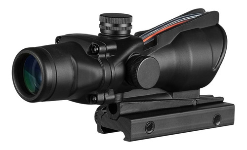 Imagen 5 de 9 de Mira Telescópica Acog 4x32 Iluminada Por Fibra Óptica 20mm