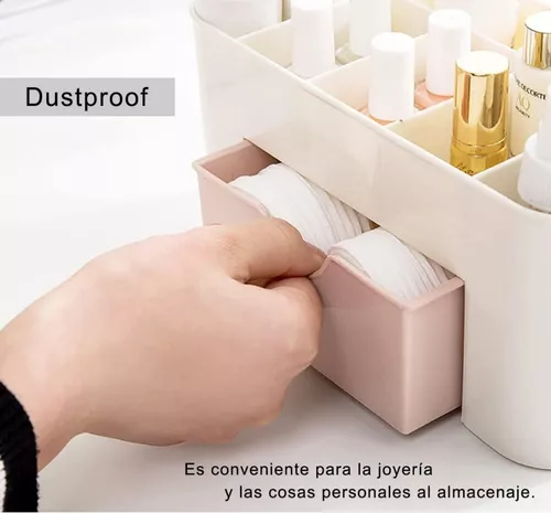 Caja Organizadora Maquillaje Belug Con Gavetas Multifuncional Rosa