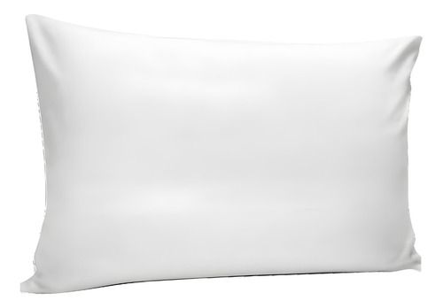 Travesseiro Antialérgico Branco Para Dormir Tranquilo -70cm 