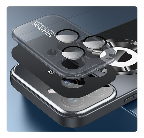 J0k A Capa Com Ímã E Janela Grande Para Iphone15plus