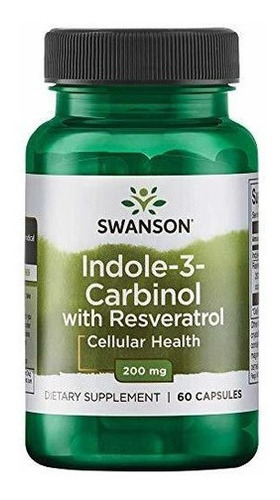 Swanson Indol 3 Carbinol Con Resveratrol 200 Mg 60 Capsulas