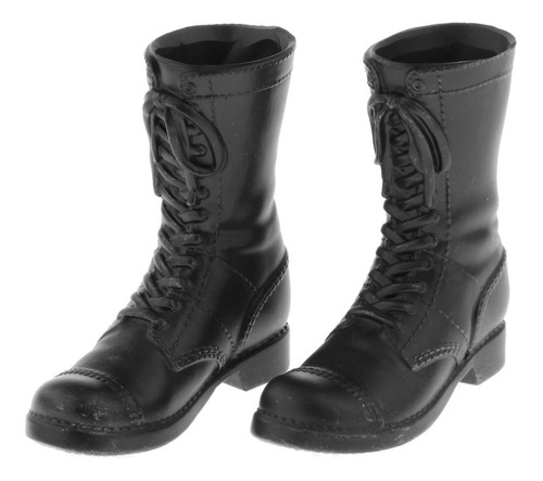 Botas De Combate Huecas Hechas A Mano A Escala 1/6 Para Homb
