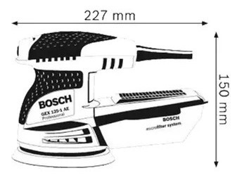 Lijadora Roto Orbital Bosch Gex 125-1 Ae 250w