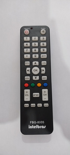 Controle Tv Fbg-8005 Conv Interbras C/ Nome