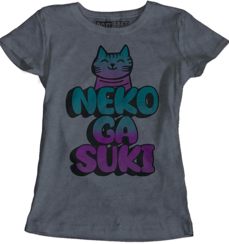 Neko Ga Suki Me Gustan Los Gatos Japon Blusa I Dama Rottwear