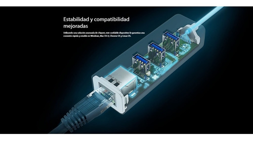 Hub Usb 3.0 3-port&gigabit Ethernet 2 In 1 Tl-ue330 Tp-link