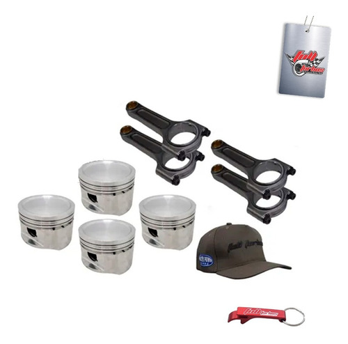 Imagem 1 de 3 de Kit Biela Forjada Vw Ap Spa 144mm + Pistão Afp 1.9 83,50