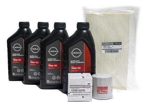 Kit De Afinacion Aceites 10w-30 Para Nissan Sentra 2013