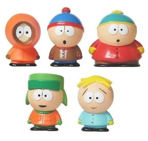 Figuras South Park 6cms Eric Cartman Kyle Kenny Stan Butters