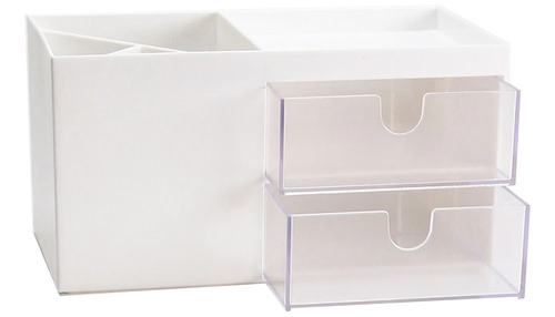 Miniso Organizador Con Cajones Multifuncional Plástico Blanc Color Blanco