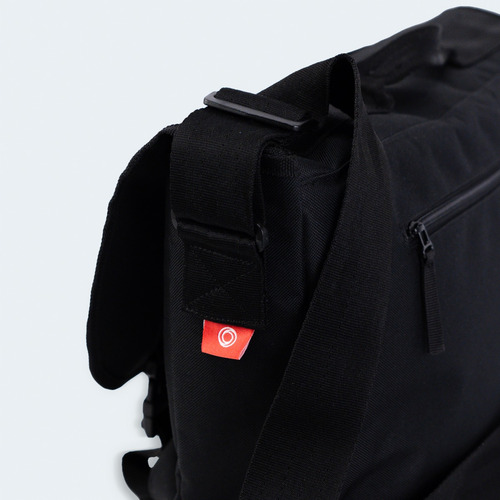 Morral Hombre Maletin Portanotebook Oficina Loop Cordura Color Negro