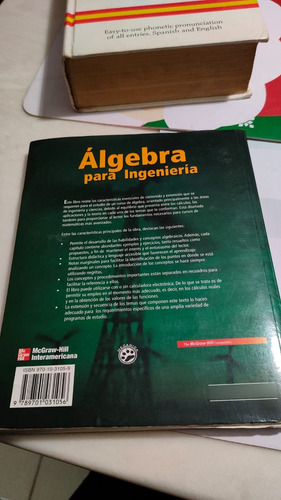 Álgebra Para Ingeniería Libro (Usado)