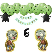 Comprar Pack De Globos De Plantas Vs Zombies X 16 Unidades Planta Vs Zombies Nro. 6