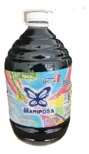 Detergente Azul Para Ropa 5 Lt Mariposa