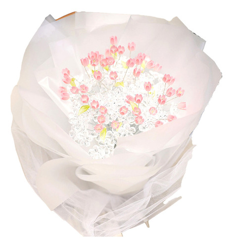 Tira De Luces Con Forma De Ramo De Tulipanes, Brillante, Hec
