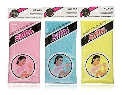 Salux Nylon Japones Belleza Piel Baño Lavado Clothtoalla