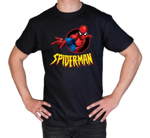Camiseta De Spiderman Hombre Araña Para Adulto Niños 