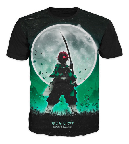 Camiseta Anime Demon Slayer Kimetsu Yaiba Adultos Y Niños