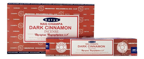 Incienso Nag Champa Dark Cinnamon 12 Cajitas  