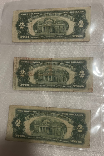Billete 2 Dólares 1953 Red Seal (Usado)