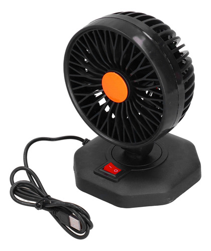 Mini Ventilador De Escritorio Usb Redondo De Cabezal Único C