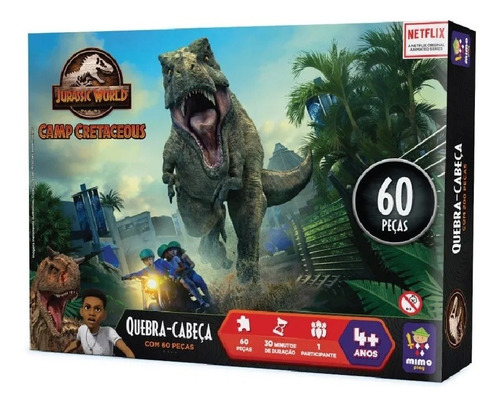 Quebra Cabeça Jurassic World Acampamento Jurassico Mimo 2056