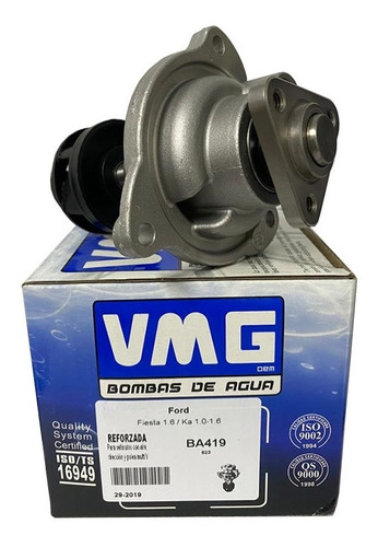 Bomba De Agua P/ Ford Ecosport Fiesta Ka 1.0 1.6 Rocam Zetec