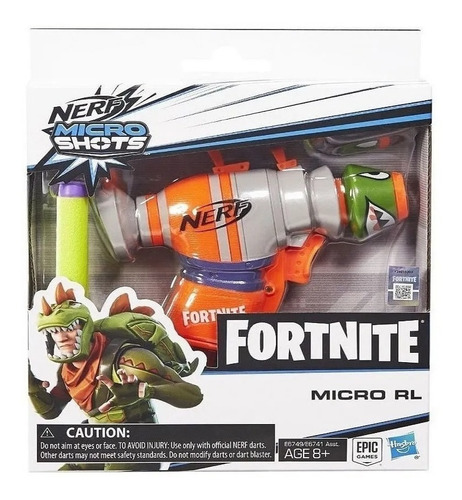 Pistola Nerf X Fornite Micro Shots Rl  Hasbro 