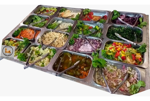 Carrito De Comida Baño Maria Con Plancha Y Tapas P704
