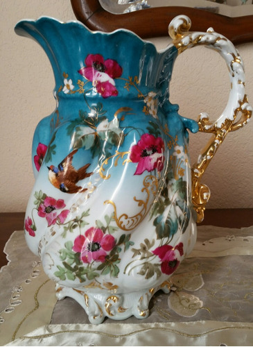 Jarra De Porcelana Limoges, Única Por Su Belleza.