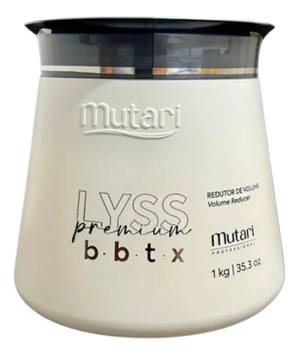 Redutos De Volume Mutari Liss Premium Bbtx 1kg