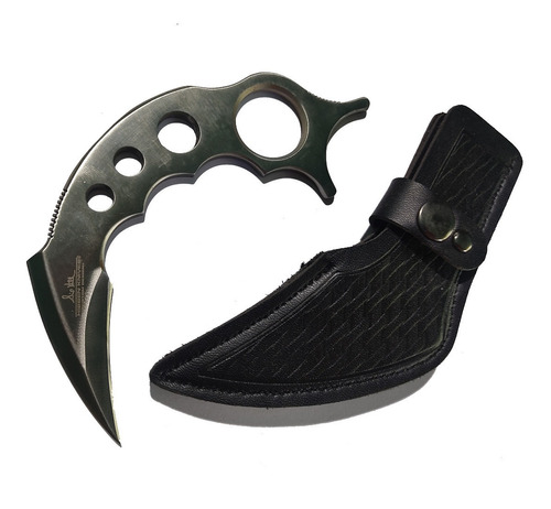 Cuchillo Karambit Garra Gil Hibben Claw2 Defensa Funda Acero