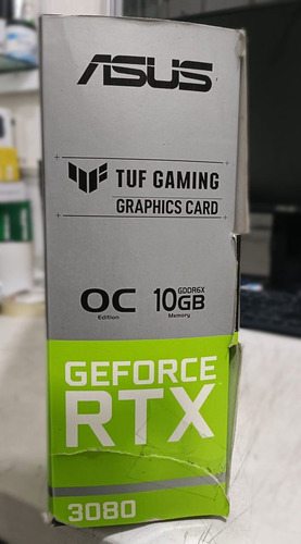Tarjeta De Video Asus Tuf Gaming Rtx 3080 Oc 10gb Gddr6x (Usado)