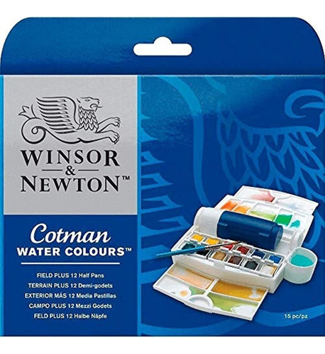 Winsor Y Newton Cotman Water Color Paint Field Plus Set, Jue