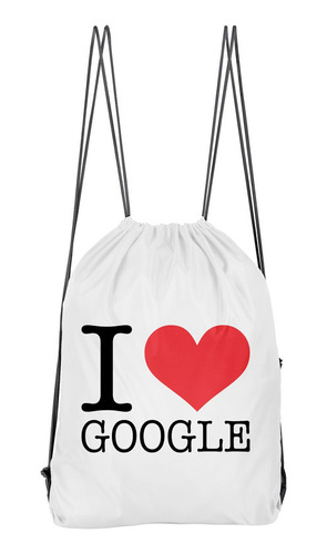 Bolso Deportivo I Love Google (d0803 Boleto.store)