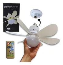 Comprar Lâmpada Ventilador De Teto E27 Com Led Ajustável Bivolt Luz Branco 127u002F220v Great Home