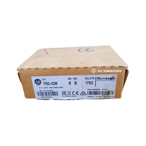 Allen Bradley Micrologix 1762-iq16 Modulo De 16 In 24 Vcd