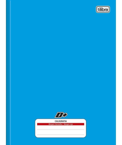 Caderno De Caligrafia Universitário D+ Azul 96 Folhas