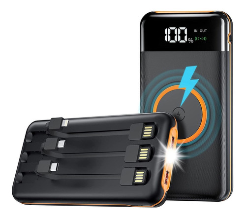 Cargador Portatil Power Bank De 40000mah + Linterna