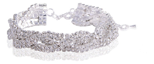 Pulsera De Boda Para Novias, Pulsera Art Deco De Diamantes D