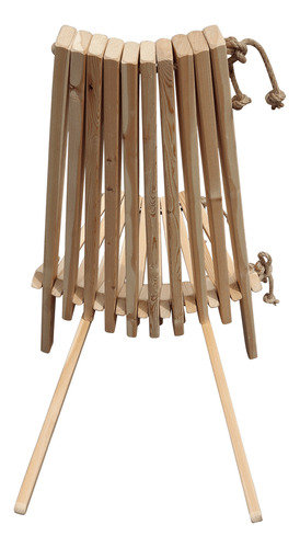 Silla Finlandesa Madera De Fresno Castaño Aceitado
