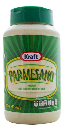 Queso Parmesano Kraft De Leche De Vaca 453 Gr