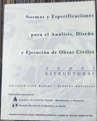 Libro Normas Y Especificaciones Para El Análisis,diseño Y Ej