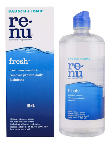 Solucion Fisiologica Renu Fresh 500ml Multiproposito