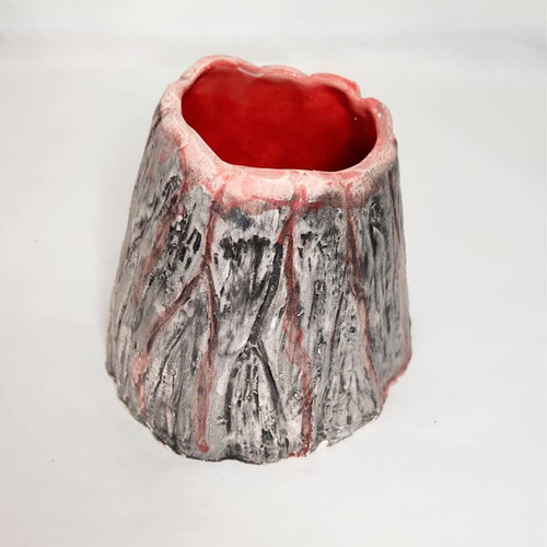 Imagen 2 de 2 de Taza De Cerámica Volcán Tiki