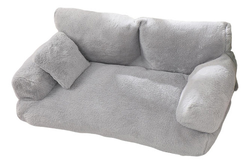 Cama Para Mascotas, Sofá Cama Para Gatos De Gris Claro L