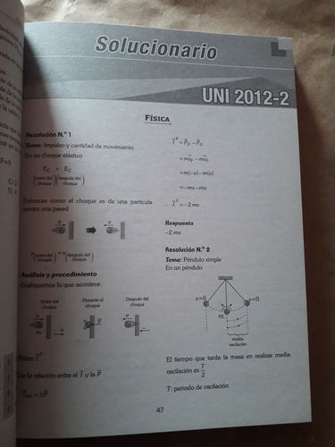 Imagen 5 de 10 de Solucionario Admision Uni Fisica Y Quimica Lumbreras