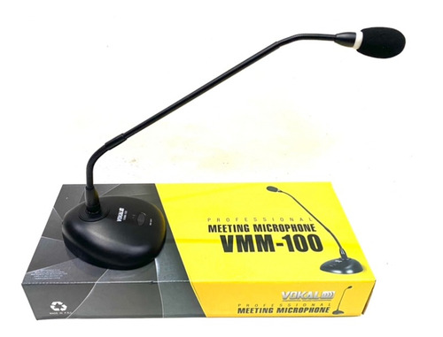 Microfone Gooseneck De Mesa Vokal Vmm100 Condenser Novo